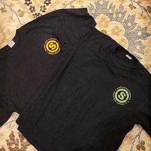 2 Streetwise shirts with design.